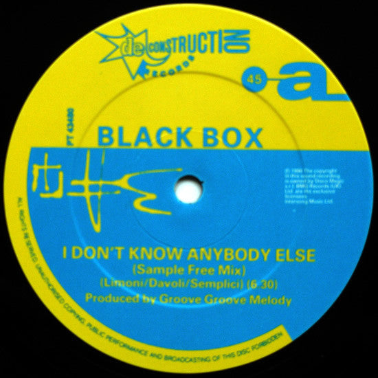 I Don't Know Anybody Else Black Box