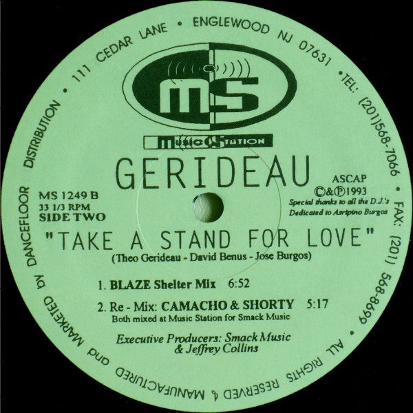 Take A Stand For Love Gerideau