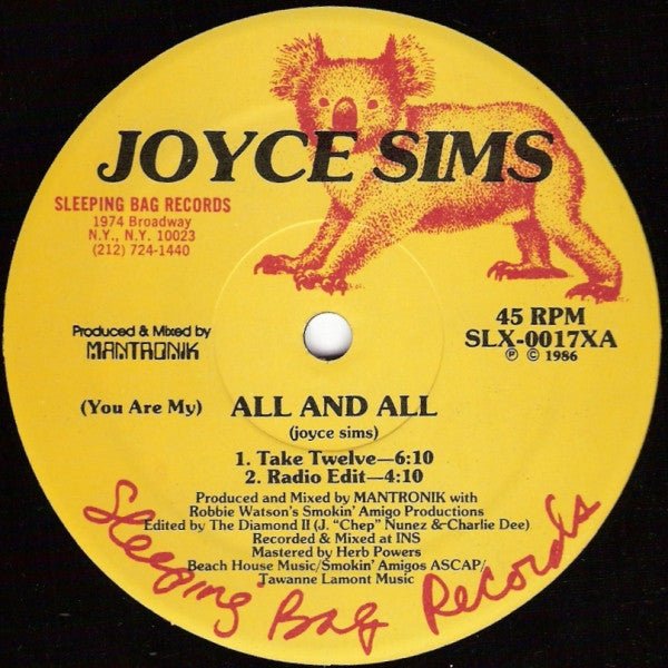 (You Are My) All And All Joyce Sims