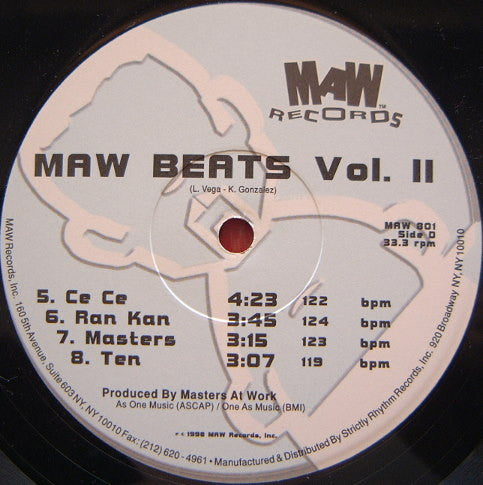 Beats Vol. 1 & 2 Masters At Work