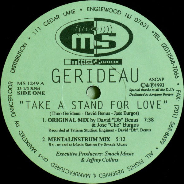 Take A Stand For Love Gerideau