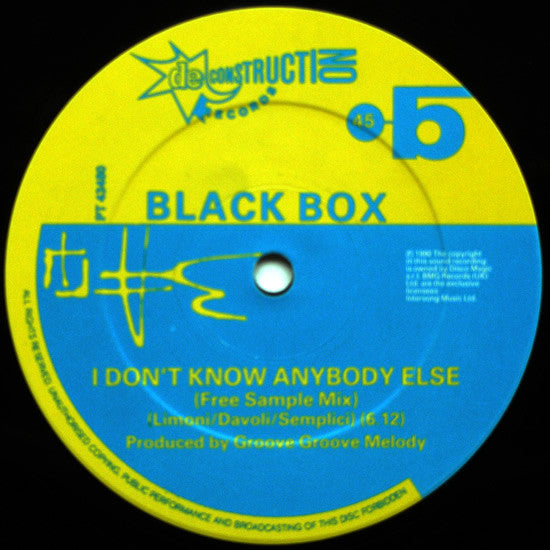 I Don't Know Anybody Else Black Box