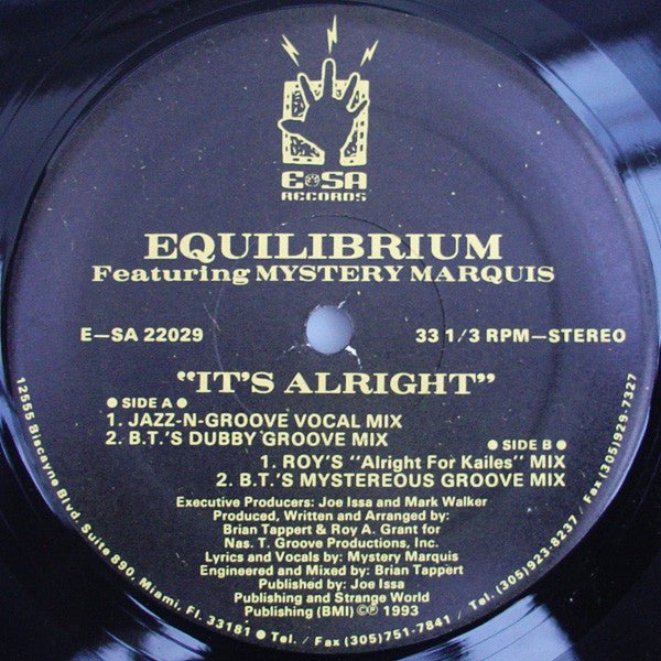 It's Alright 4 Equilibrium (3),Mystery Marquis