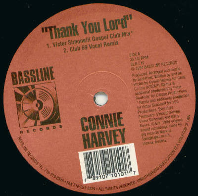 Thank You Lord Connie Harvey