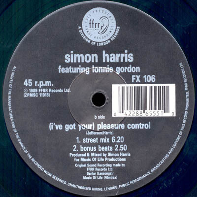 I've Got Your Pleasure Control Simon Harris,Lonnie Gordon