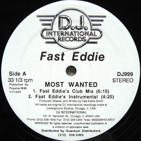 Most Wanted "Fast" Eddie Smith