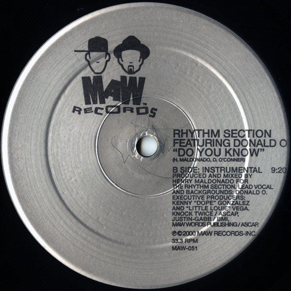 Do You Know Rhythm Section,Donald O