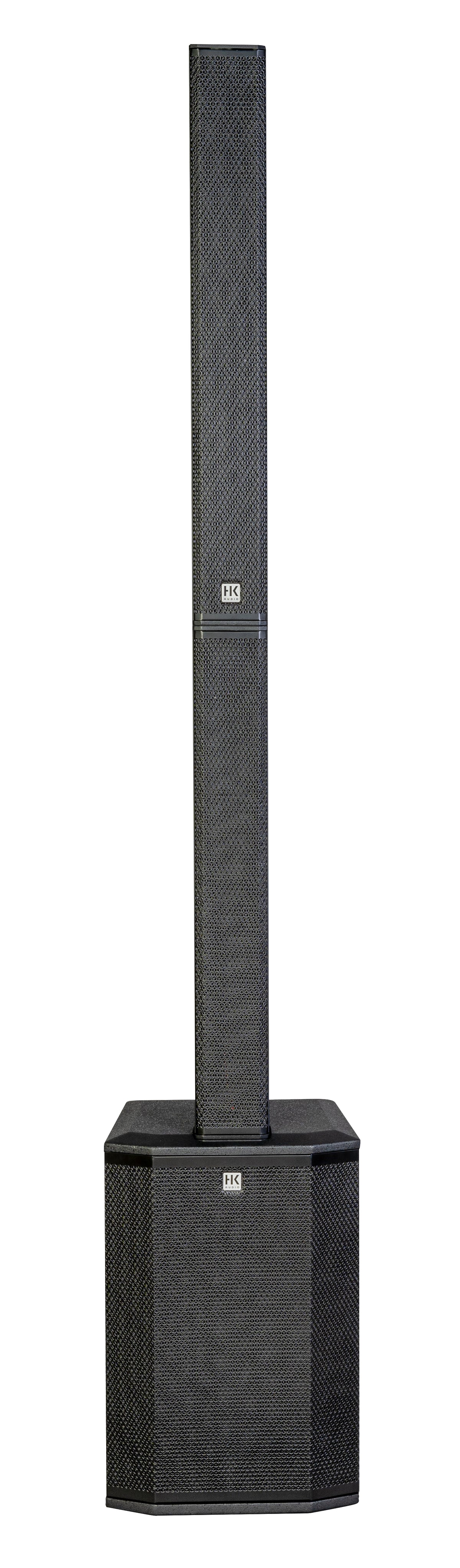 HK Audio Polar 10 MK2 black speaker from the POLAR Series, showing the front view with grille and controls.