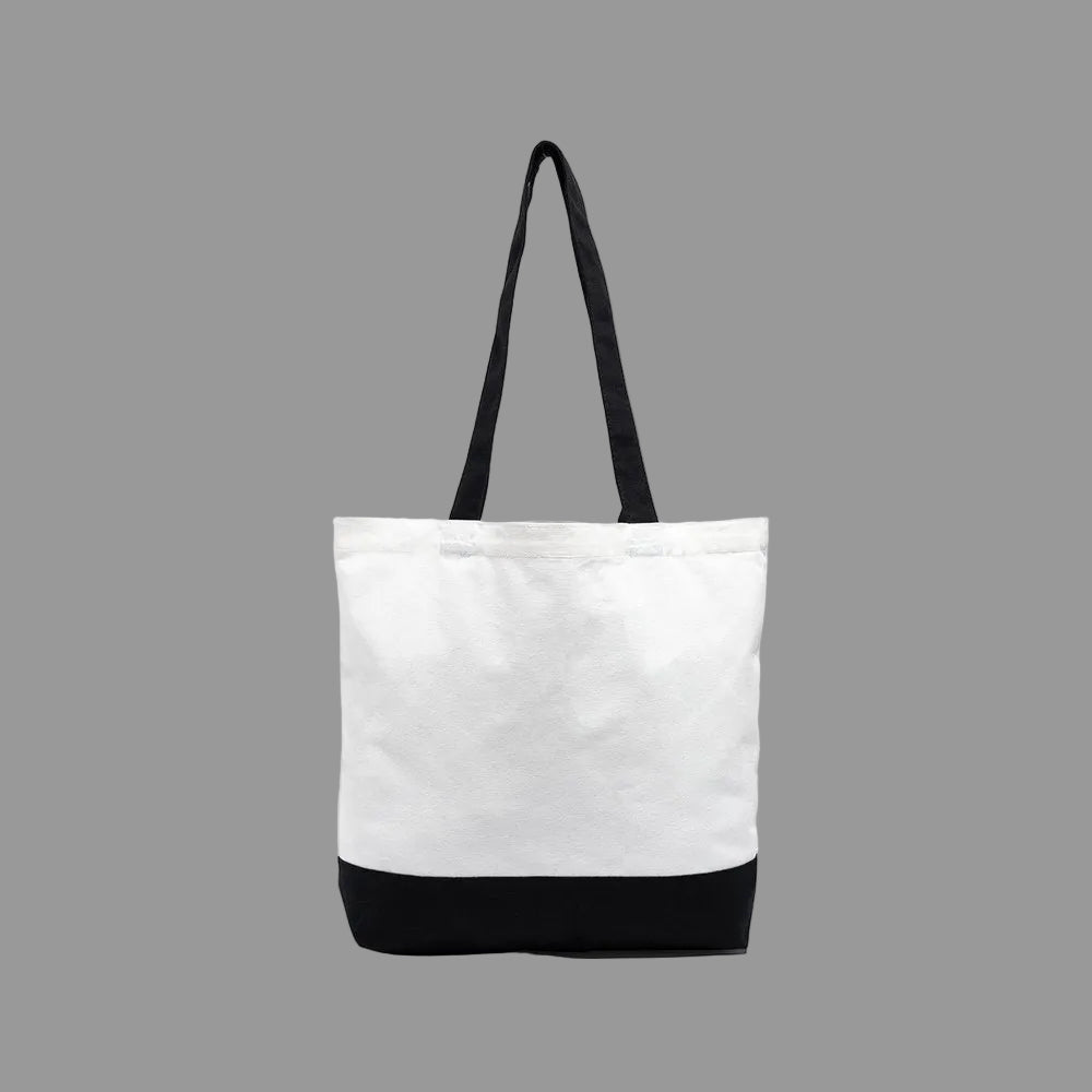 Play House Loud Large Cotton Tote Bag | Rectangle Triangle | Large Cotton Tote Bag
2 tone, Black & White
38.1 cm H x 47 cm W