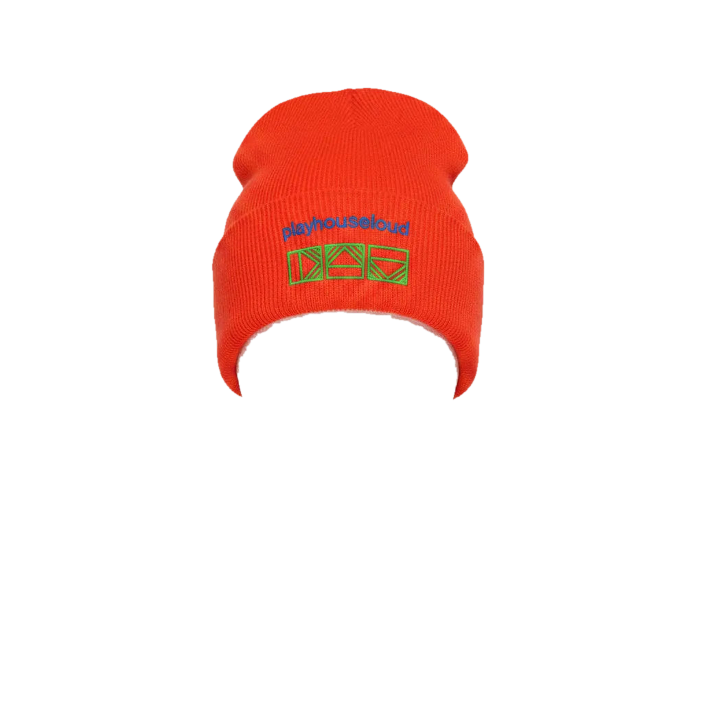 Rectangle Triangle PHL Cuffed Toque hat featuring a cozy knit design and a folded cuff, perfect for cold weather.