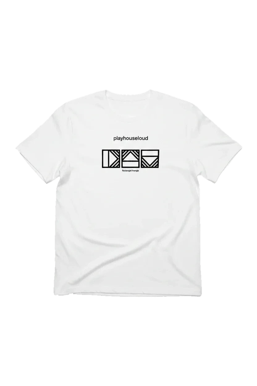 Rectangle Triangle PHL Allmade® organic cotton T-shirt, comfortable casual apparel in soft, natural fabric with a classic fit.