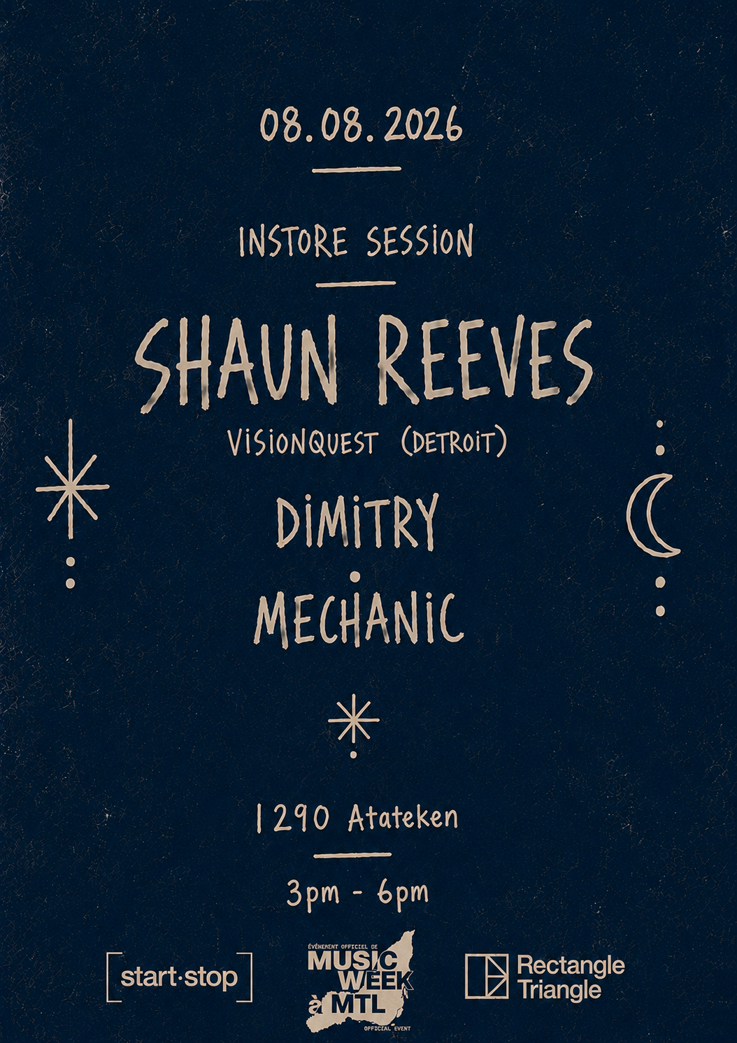 Instore session w/ Shaun Reeves