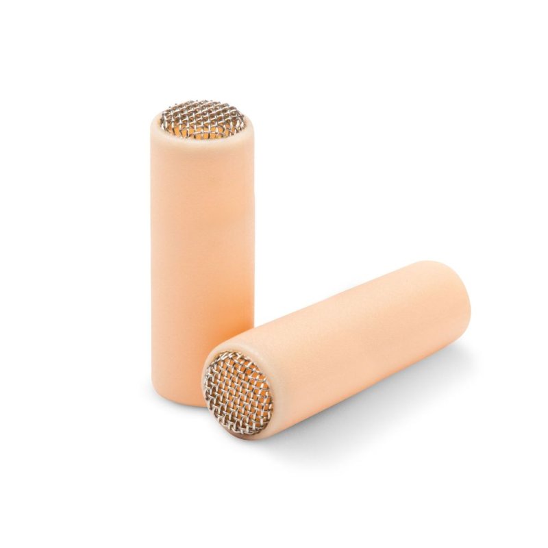 Point Source 2-WSCX-BE Molded Windscreen Cap with Wire Mesh, Large - Beige (2-Pack) 