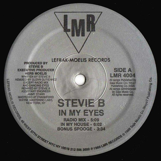 Stevie B - In My Eyes (12") (Near Mint (NM or M-)) 