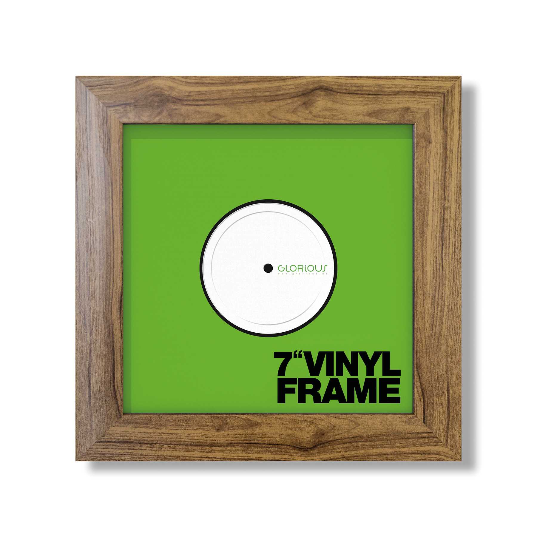 Glorious Vinyl Frame 3-Piece Set 7", Rosewood 