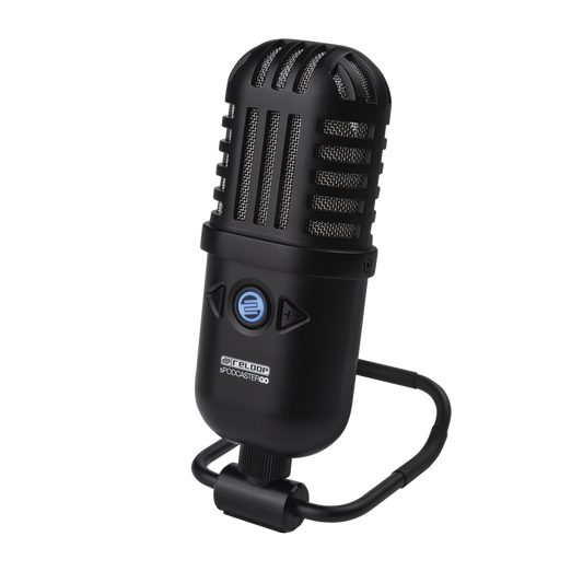 Reloop Retro-style Mobile Condenser USB Podcast Studio Microphone