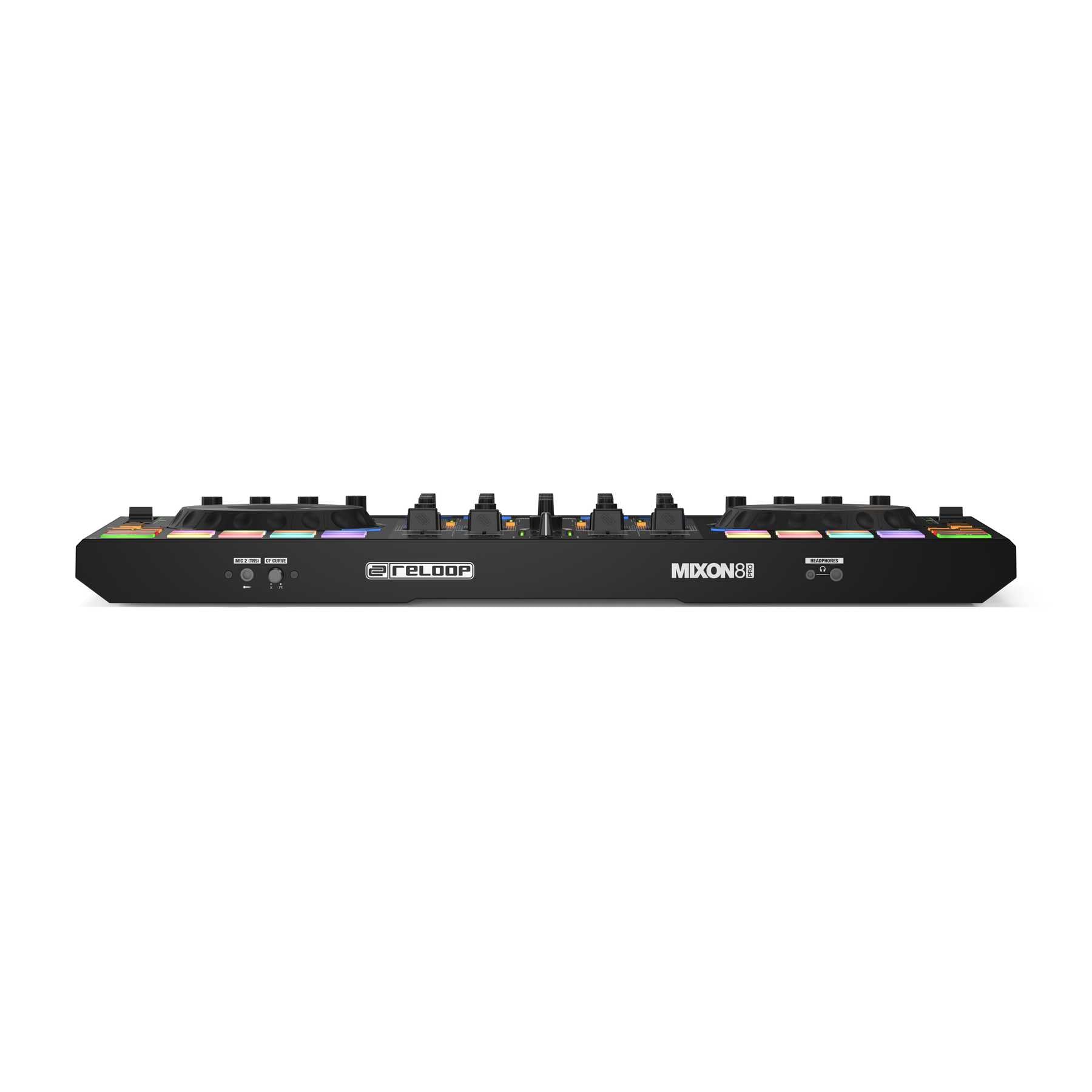 Reloop MIXON-8-PRO 4-channel DJ Controller / Audio Interface With Dual Aluminum Jog Wheels 