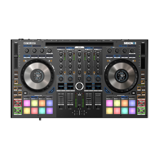 Reloop MIXON-8-PRO 4-channel DJ Controller / Audio Interface With Dual Aluminum Jog Wheels
