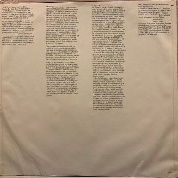 Eddie Palmieri - Lucumi, Macumba, Voodoo (LP) (Very Good (VG)) | Rectangle Triangle | Media Condition: Very Good (VG)
Sleeve Condition: Very Good (VG)


 

Notes:

Tracks: A3: Colombi 