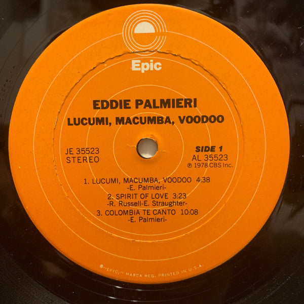 Eddie Palmieri - Lucumi, Macumba, Voodoo (LP) (Very Good (VG)) 