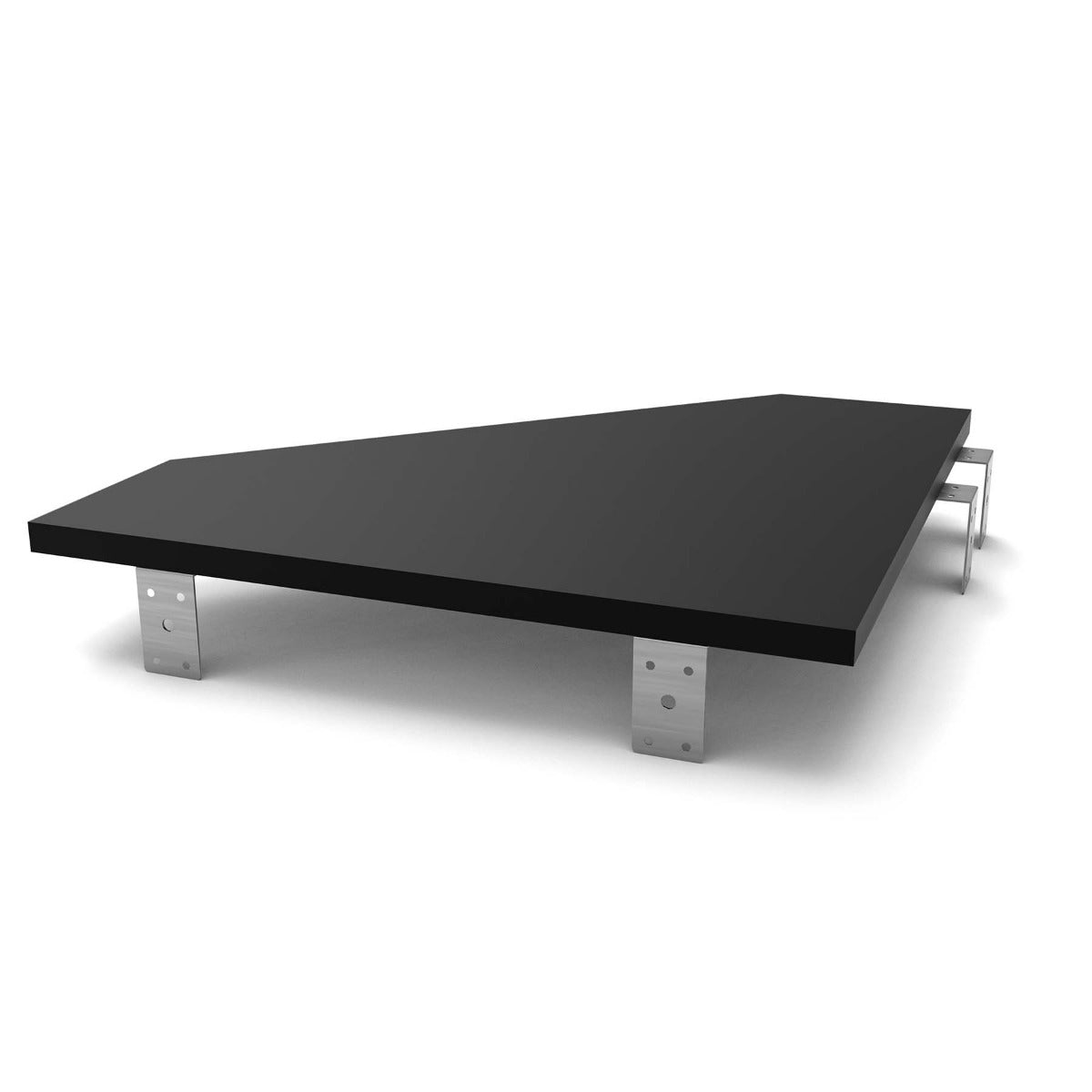 Glorious Modular Side Rack Adapter For Workstation to a Workbench, Black 