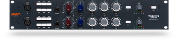 Warm Audio British-style 2-channel mic/line/instrument preamp with 3-band EQ, shown on product card image.