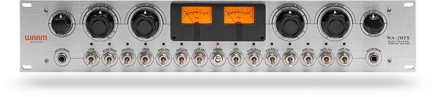 Warm Audio 2-Channel Tube Mic / Line / Instrument Preamp 