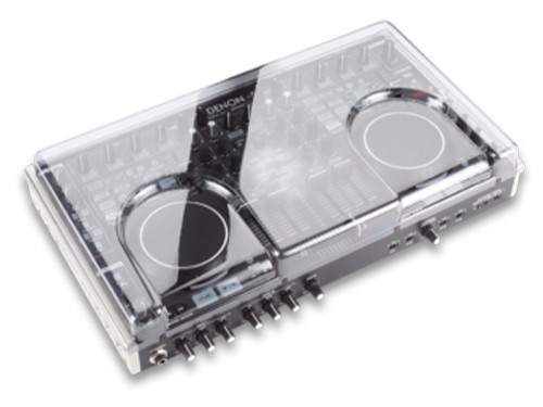 Decksaver Denon MC6000 MK2 DJ controller cover protecting equipment from dust and scratches.