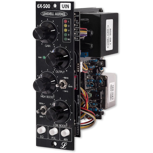 Lindell Audio 6X500VIN 1-Channel Transformer Coupled Mic Preamp / EQ