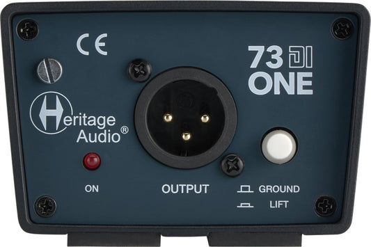 Heritage Audio 73-DI-ONE Active 1-channel Vintage-style Direct Box with Ground Lift, -15dB Pad, and Thru Output