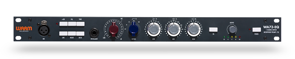 Warm Audio Single-Channel Microphone Preamplifier and Equalizer