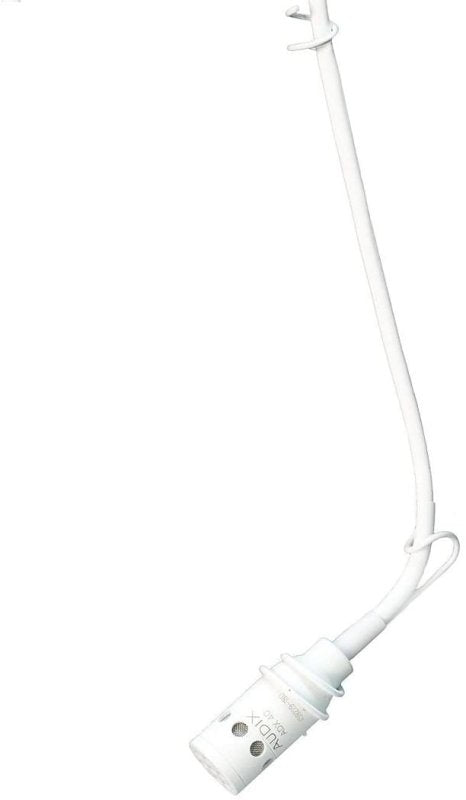 Audix ADX40WHC Miniature Hanging Hypercardioid Microphone, White 