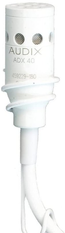 Audix ADX40W Miniature Hanging Choir Microphone, White 
