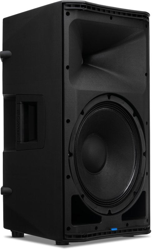 PreSonus AIR XD 12 2-way active extended definition loudspeaker showing the black speaker cabinet with grille and control panel.