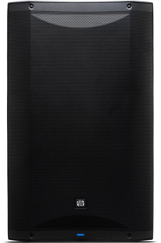 PreSonus AIR XD 15 2-way active loudspeaker with extended definition, featuring a large speaker cone and control panel on the front.