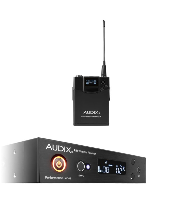 Audix AP41BPB Wireless Microphone System With R41 Diversity Receiver (B: 554 MHz – 586 MHz) 
