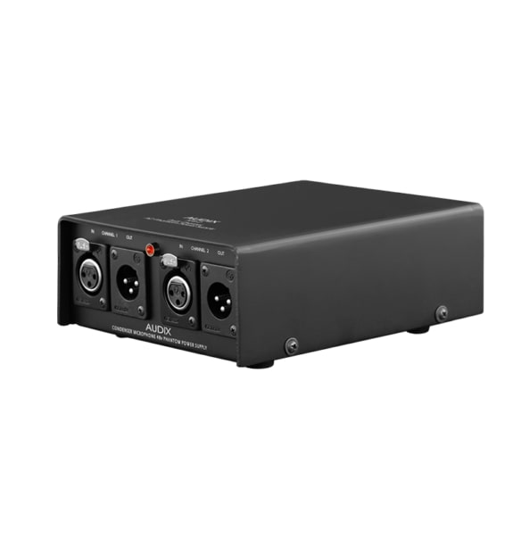 Audix APS2 Two Channel Phantom Power Supply With Detachable Power Cord 