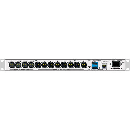 Ashly AQM-408 AquaControl DSP Advanced 4x8 Speaker Processor / Zone Mixer 