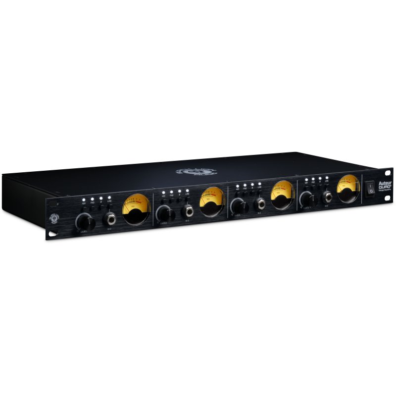 Black Lion Audio AUTEURQUAD2 4-Channel Mic/Line Preamp with DI and CineMag Transformers 