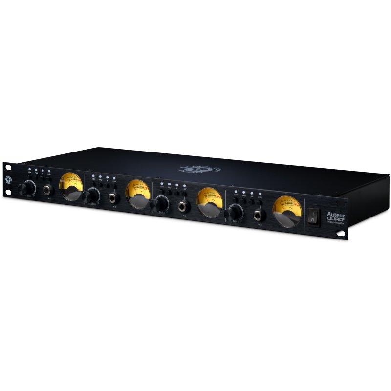 Black Lion Audio AUTEURQUAD2 4-Channel Mic/Line Preamp with DI and CineMag Transformers 