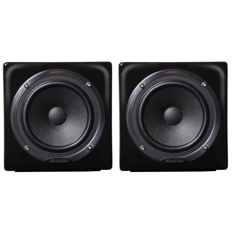 Avantone Pro Av Ab Active MixCube Powered Full-Range Mini Reference Monitors, Black (Pair)