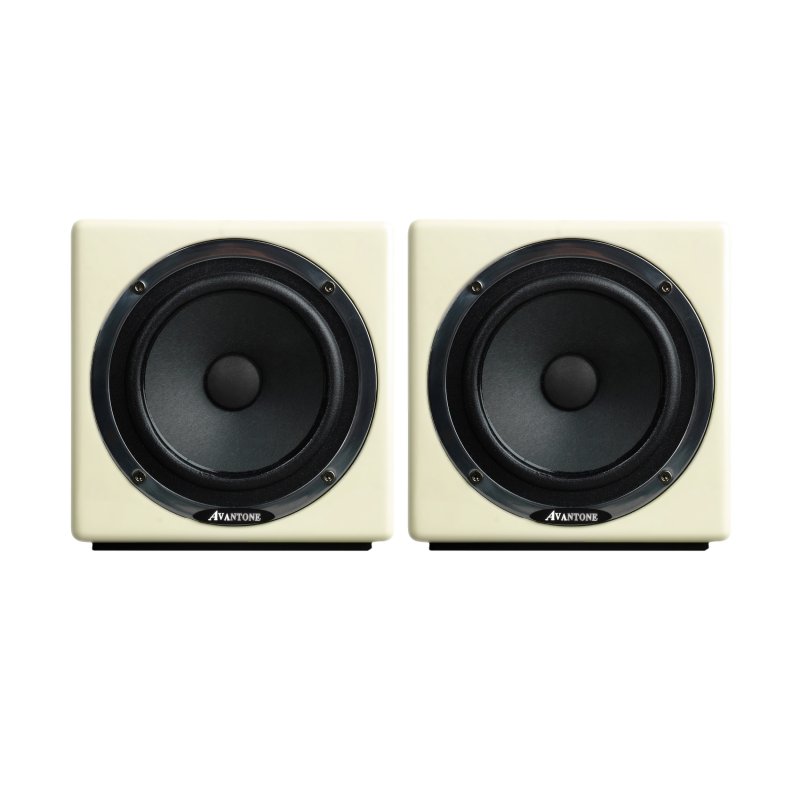 Avantone Pro Av Am Active MixCube Powered Full-Range Mini Reference Monitors, Retro-Cream (Single) 