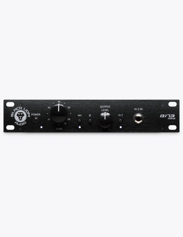 Black Lion Audio B173MKII Half-Rack British-Style 4-Channel Microphone Preamp 
