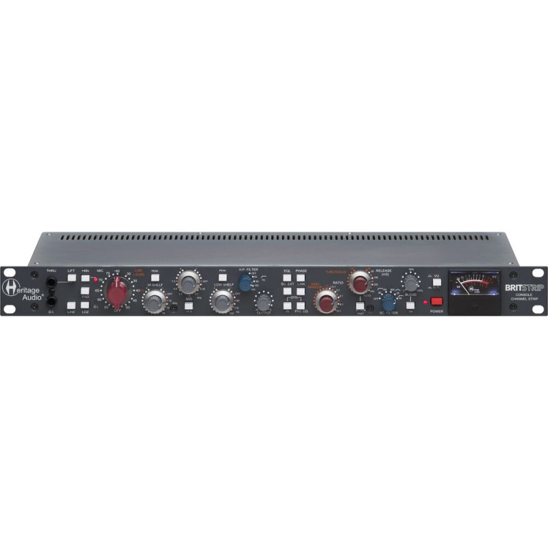 Heritage Audio Britstrip 73-Style Channel Strip with EQ and Diode Bridge Compressor