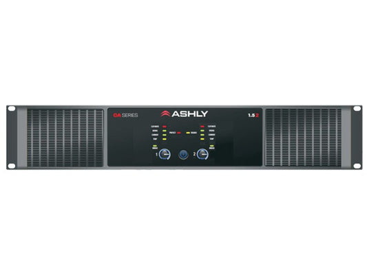 Ashly CA-502 2-Channel Power Amp, 2x500W @ 4 Ohm, 70V Capable
