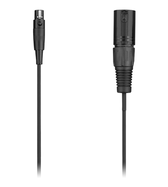 Audix CBLM50 50' Mini XLR Female to XLR Male Cable, Black 