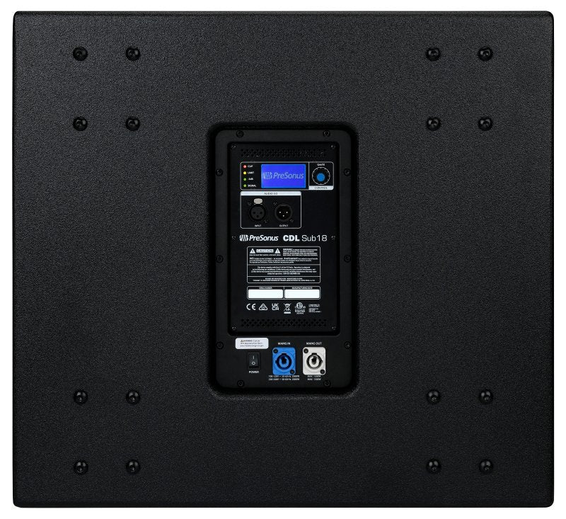 PreSonus 2000W 18" Active Subwoofer With Onboard DSP & Pole Mount 