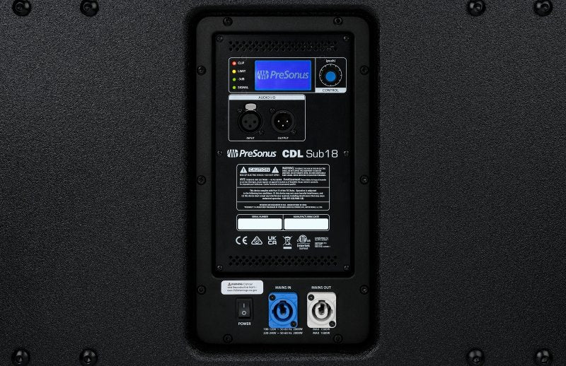 PreSonus 2000W 18" Active Subwoofer With Onboard DSP & Pole Mount 