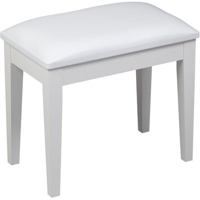 Medeli CH001-WH Piano Bench, White 
