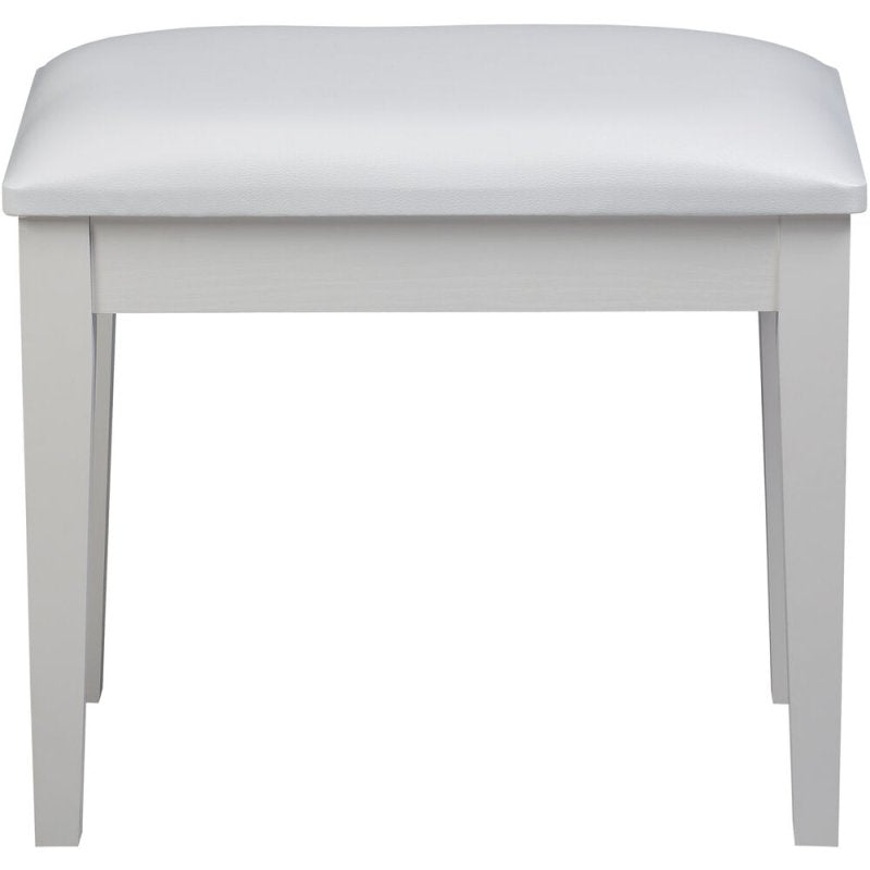 Medeli CH001-WH Piano Bench, White 